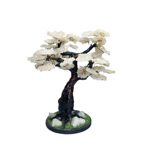 Escultura de Árbol de Cuarzo Hecha a Mano - Bonsái de Piedra Preciosa Natural para Protección y Concentración - Duradero, Origen Perú, Venta al por Mayor - Product Image 1