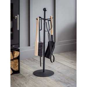 Ensemble d'outils de compagnon de cheminée pour support de cheminée intérieur et extérieur couleur noire pour ensemble d'outils de cheminée ensemble de cheminée et accessoires - Product Image 5