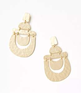 Petites boucles d'oreilles en forme de larme en laiton Minimaliste Élégant Bijoux de tous les jours Boucles d'oreilles en laiton de haute qualité Commande en gros - Product Image 6