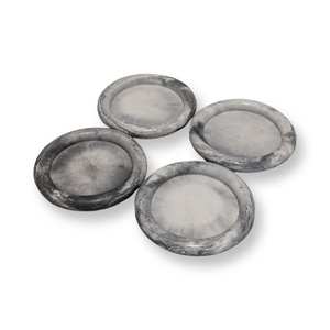 Set Of 4 Handmade <b>Marble</b> Concrete Coasters Elegant Stone Coasters Luxury Home Decor Coffee Table Accessories - Product Image 1