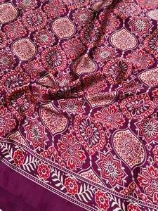 ผ้าไหมนุ่มนุ่มนุ่ม jajrakh gajji bandhej lagdi - Product Image 4