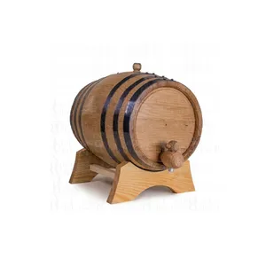 木制黑色轮圈漆面10升龙舌兰酒桶以最优惠的价格购买