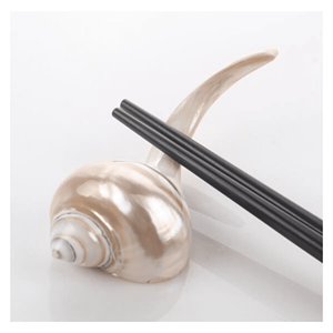 Repose-baguettes en coquillage poli, support en coquillage pour baguettes et couverts, décoration élégante pour la salle à manger, origine Vietnam - Product Image 1