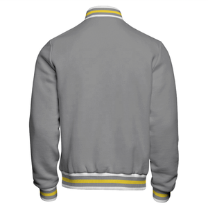 La mejor chaqueta universitaria de nuevo estilo para hombre, lana de color único, súper transpirable, venta al por mayor, logotipo en blanco - Product Image 4