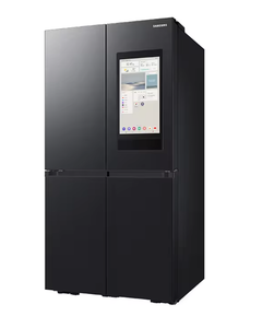 Samsungs Bespoke 23 cu. pi. Réfrigérateur à portes françaises à encastrer de 4 portes avec AI Family Hub+ et AI Vision Inside, en verre anthracite - Product Image 1