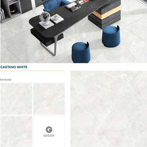 แผ่นกระเบื้องเซรามิกเคลือบเงาพอร์ซเลนสำหรับห้องรับประทานอาหารขนาด1200x1200มม. ดีไซน์ทันสมัย - Product Image 3