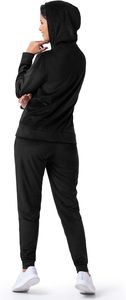 Meilleur survêtement de sport décontracté personnalisé pour femmes Survêtement d'hiver de haute qualité Ensemble deux pièces respirant de grande taille écologique - Product Image 2