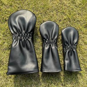 OEM Design Golf Driver <b>Cover</b> Wholesale Custom Golf Club <b>Head</b> <b>Covers</b> Pu Leather Golf Headcover Genuine Leather Waterproof - Product Image 2