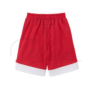 Concevez votre propre ensemble d'uniformes de basket-ball pour enfants grande taille imprimé 100% polyester à séchage rapide respirant dernier style meilleure qualité - Product Image 6