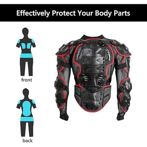 Blouson de moto CE en polyester respirant et résistant à l'usure pour hommes équipement de protection en maille pour les courses de motos - Product Image 4
