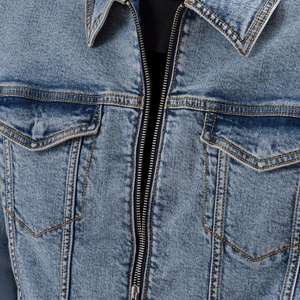 Veste en jean pour hommes manteau boutonné durable sur mesure vêtements d'extérieur décontractés élégants dernier design tendance de haute qualité vente en gros - Product Image 4