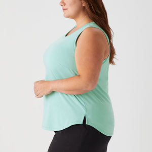 Low Price Customized <b>Women</b> Gym Workout Training Tank <b>Top</b> for Sale Slim Fit Fitness Casual Plus Size <b>Women</b> Tank <b>Top</b> - Product Image 3