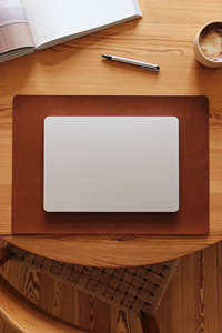 Tapis de bureau en cuir véritable de luxe, tapis de table professionnel pour le bureau, anti-odeurs, résistant, écologique, surface d'écriture lisse et durable - Product Image 2