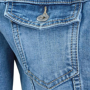 Premium Design Women Oversized denim jackets Long Sleeves <b>Embroidered</b> Flower design <b>Jeans</b> for Women Denim Jacket - Product Image 4