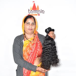 Paquete de cabello de color natural vietnamita para mujeres negras, máquina barata, procesamiento de doble trama, extensiones de cabello humano sin procesar - Product Image 1