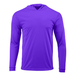 Sudadera con capucha térmica para hombre en blanco extragrande de poliéster 100% unisex con logotipo personalizado liso - Product Image 3