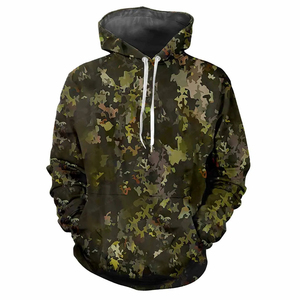 Sudadera con capucha cálida de invierno pesado para hombre 2025, logotipo personalizado, estampado de camuflaje para caza, actividades al aire libre - Product Image 4