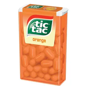 Mejor calidad Precio de Venta caliente TIC TAC VARIEDAD SABORES DULCES 5x18g LIMA, NARANJA, MENTA, FRUTA, CEREZO COLA