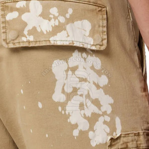 Pantalones Cortos Cargo Lisos de Alta Calidad 2026 con Logotipo Personalizado, Pantalones Cortos Deportivos de Jersey de Longitud Media para Hombre - Product Image 4