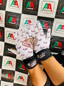 ถุงมือรับบอลรักบี้น้ำหนักเบาแบบขายส่ง ถุงมือฟุตบอลซิลิโคนกันลื่นพร้อมที่จับมือ ถุงมือตีลูก - Product Image 6