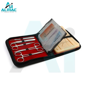2025 Kit de pratique de suture avec tampon de suture et 6 outils pour la pratique et l'apprentissage de la chirurgie 18 instruments médicaux - Product Image 3