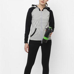 ชุดวอร์มสองชิ้นสำหรับวิ่งออกกำลังกายของผู้หญิงชุดวอร์มเล่นยิมยิมมีฮู้ดสำหรับฤดูหนาว - Product Image 1