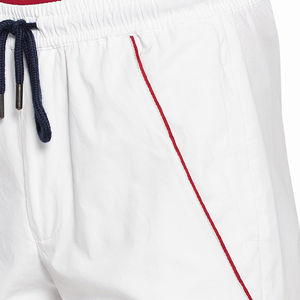 Nuevo mejor diseño de pantalones cortos de color blanco para hombres de color negro cordones bolsillos laterales con cremallera con diseño personalizado y marca - Product Image 6