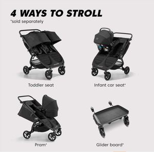 Cochecito Doble Todoterreno JJog_ger City Mini GT2 de Alta Calidad - Listo para Enviar - Product Image 2