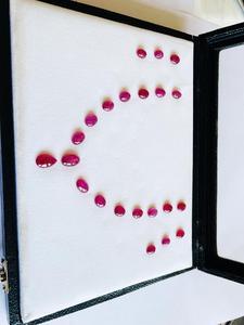 ทับทิมทับทิมทับทิมทับทิมธรรมชาติคุณภาพทรงรีตัดหลวมอัญมณีทำด้วยมือสำหรับทำเครื่องประดับได้รับการรับรอง IGI สีแดงสินค้าจำนวนมาก - Product Image 3