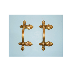 Poignée de porte en laiton de la meilleure qualité poignée de porte en laiton au design moderne poignée de fenêtre et d'armoire polie brillante - Product Image 5