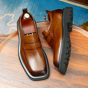 Zapatos Oxford de Cuero Vacuno de Primera Calidad con Tacón Acolchado y Diseño Antideslizante, Zapatos de Vestir para Caballeros - Product Image 2