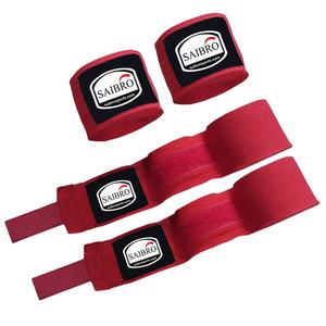 Enveloppes pour les mains en gel avec logo personnalisé de qualité professionnelle en coton polyester extensible pour le kickboxing boxe MMA Muay Thai - Product Image 1