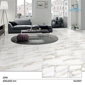 Mayorista Minorista Moderno Porcelanato 600x600 Azulejos de Suelo de Pared Aspecto Mármol Esmaltado Pulido para Baño Fabricado - Product Image 6