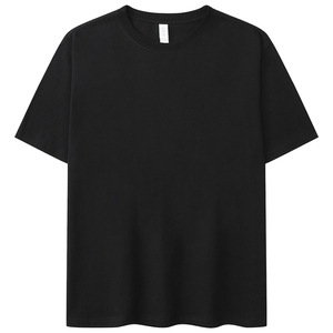 Venta al por mayor 100% algodón hombres camisetas de secado rápido Casual carta patrón personalizado serigrafía diseño en blanco ajuste suelto Pakistán - Product Image 2