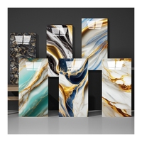Autocollant mural en marbre UV