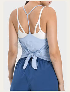 Camiseta sin mangas de gimnasio de talla grande personalizada para mujer, chaleco de entrenamiento transpirable de secado rápido para Fitness, Yoga, deporte, correr para verano Atlético - Product Image 2