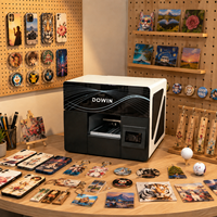 Printer UV Mini Ukuran A4 Komersial, Single Printhead XP600 untuk Casing Ponsel, Akrilik, Pembatas Buku, Produk Personalisasi, Kustomisasi Produk