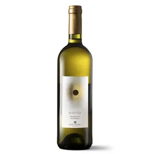 النبيذ الأبيض الفوار Euporja Pignoletto DOC النبيذ الأبيض الفوار 750 مل نبيذ طاولة جاف من إيطاليا