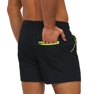 Pantalones cortos transpirables con cordón en la cintura para hombre, pantalones cortos deportivos para gimnasio, entrenamiento, pantalones cortos de secado rápido para hombre - Product Image 3