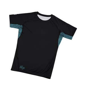 Custom Short Sleeve Rash Guards Wholesale Rashguard Uv Upf 50+ Compressed T-shirt <b>Surfing</b> Bjj Mma Rash Guard for Men - Product Image 5