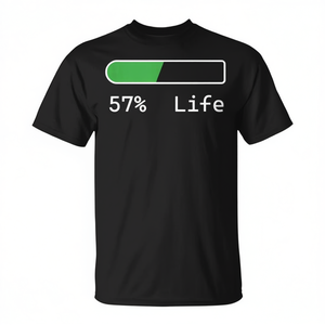 T-shirt Life Percentage, cadeau d'anniversaire de 57 ans pour hommes, femmes, vêtements unisexes pour adultes - Product Image 2