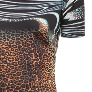 Camiseta de sublimación estampada para hombre, ropa de moda con cuello redondo, camisetas de sublimación de algodón/poliéster de alta calidad para hombre - Product Image 6