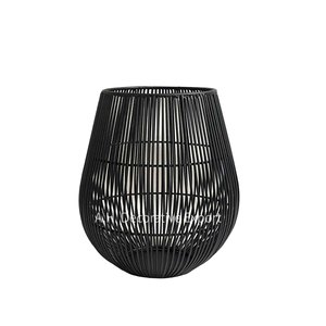 Lanterne en fil métallique décorative pour la maison avec nouveau design chandelier conique en métal et éclairage de lanterne pour la décoration de la maison et du jardin - Product Image 1
