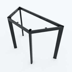 Table trapézoïdale minimaliste en contreplaqué avec pieds ovales en fer <span class=keywords><strong>Lego</strong></span> HBLG016 - Product Image 3