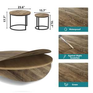 Utilisation de table à manger en bois et résine de meubles de maison de style classique pour la table basse de meubles de salon d'Inde - Product Image 2