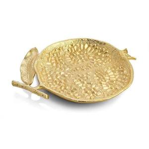 Plateau de service en feuille de qualité supérieure de haute qualité plateau de service en aluminium décoration de service de fruits en métal nouveaux plateaux Design - Product Image 6