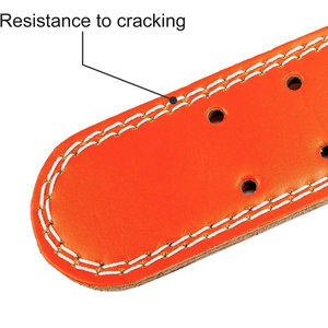 TWILL SPORTS TS-2102 Men's High Quality Cowhide Leather Weightlifting Belt <b>Adjustable</b> <b>Strap</b> Customizable Logo Fitness Safety - Product Image 3