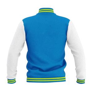 Chaquetas Varsity Personalizadas al por Mayor para Hombre, Transpirables, Lisas, Bordadas, con Mangas de Cuero, Chaqueta Universitaria de Invierno para Hombre 2026 - Product Image 5