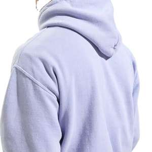 Sweat à capuche pour homme personnalisé OEM, imprimé, respirant, motif uni, 100% coton, vêtement décontracté - Product Image 5