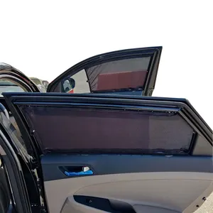 4PCS 디자이너 자동차 액세서리 맞춤형 메쉬 사이드 자동차 창 커튼 여름철 자동차 양산 및 창 커버